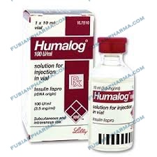 HUMALOG 100 IU/ML 10 ML Insulin Lispro